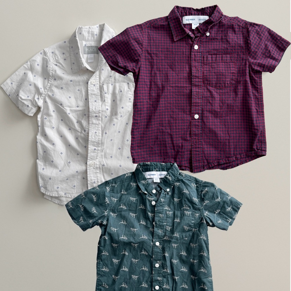 Short sleeve shirts for Boys (Set of 3)